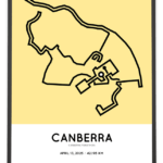 2025 Canberra marathon spotymaps print