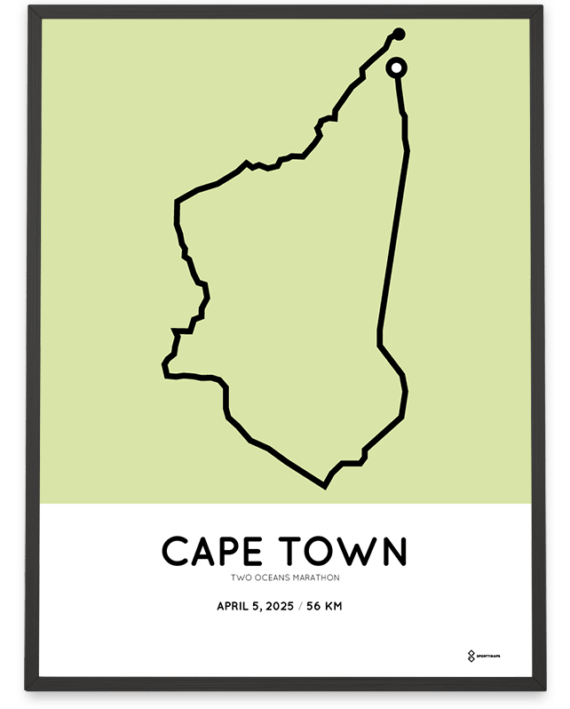 2025 two oceans marathon poster