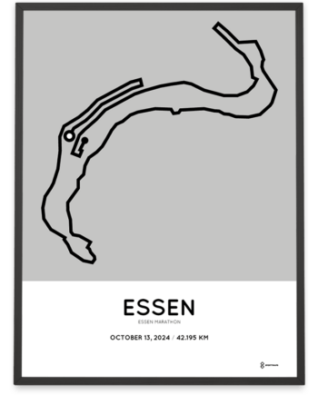 2024 essen marathon strecke poster
