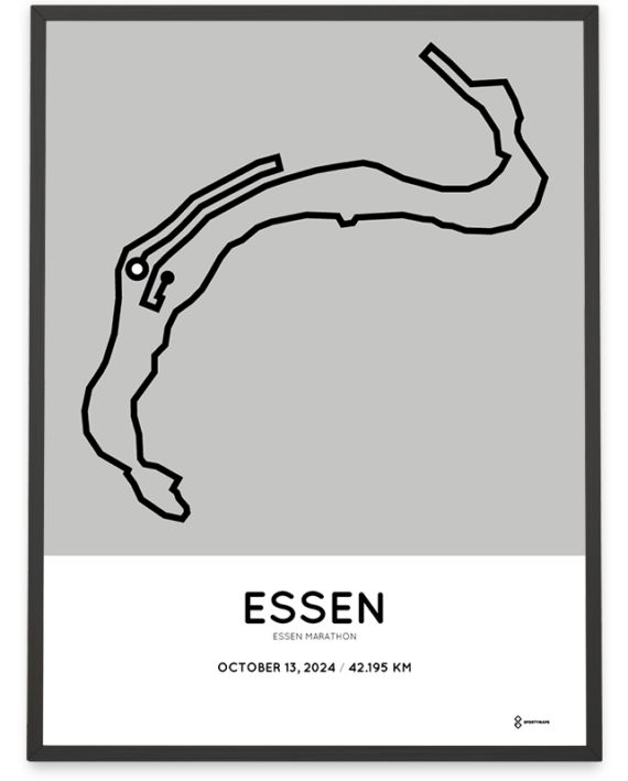 2024 essen marathon strecke poster