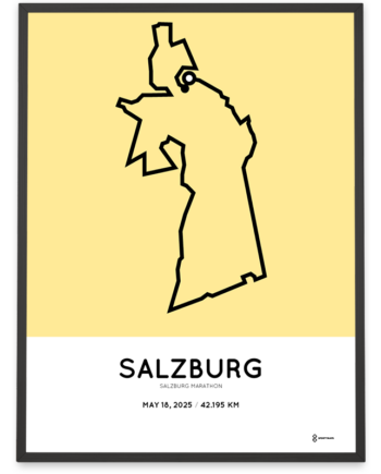 2025 Salzburg marathon sportymaps print