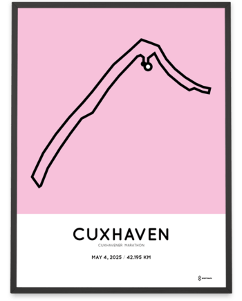 2025 cuxhaven marathoner map print