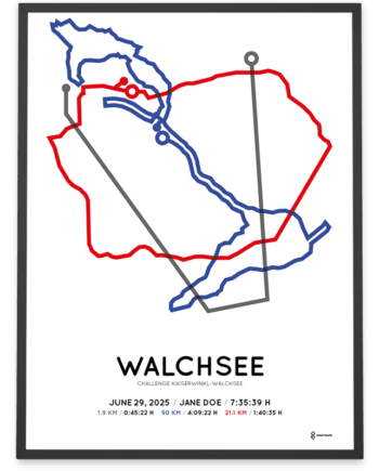 2025 Challenge Kaiserwinkl-Walchsee strecke print