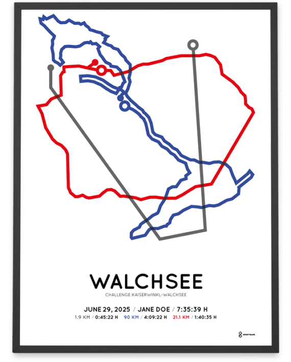 2025 Challenge Kaiserwinkl-Walchsee strecke print