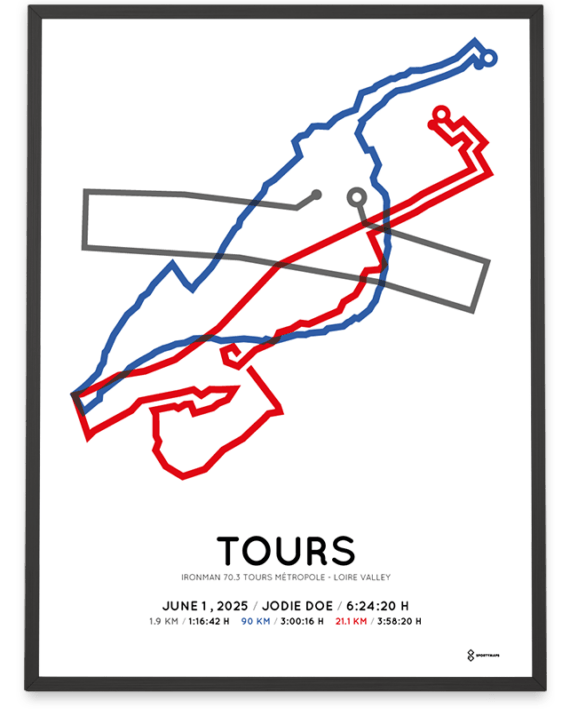 2025 ironman 70.3 tours parcours print