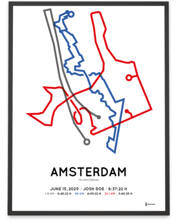 2025 tri amsterdam middle distance parcours print
