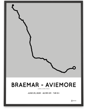 2025 Lairig Ghru race poster